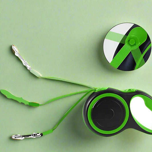 Laisse de chien - MaxLeash™ - Vert - Planète des chiens